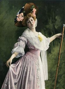 Mlle. Marthe Regnier, role de Jacqueline. - La Passerelle. - Vaudeville 1904. Creator: Unknown
