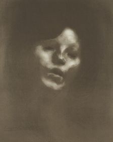 Mlle Marguerite Carrière Singing, 1901. Creator: Carrière; Eugène (1849-1906)