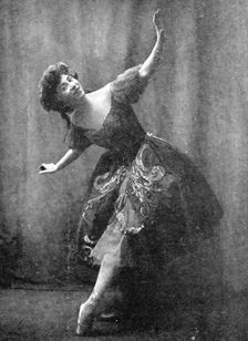 Mlle. Maria Baldina, of the Russian Imperial Ballet, who is appearing at the London Coliseum, 1909. Creator: Bert