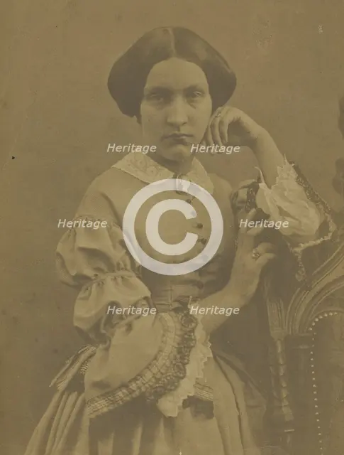 Mlle. Maria Fouquet, 1854-1855. Creator: Nadar.