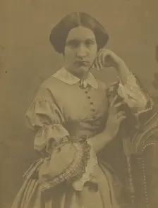 Mlle. Maria Fouquet, 1854-1855. Creator: Nadar