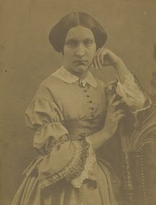 Mlle. Maria Fouquet, 1854-1855. Creator: Nadar