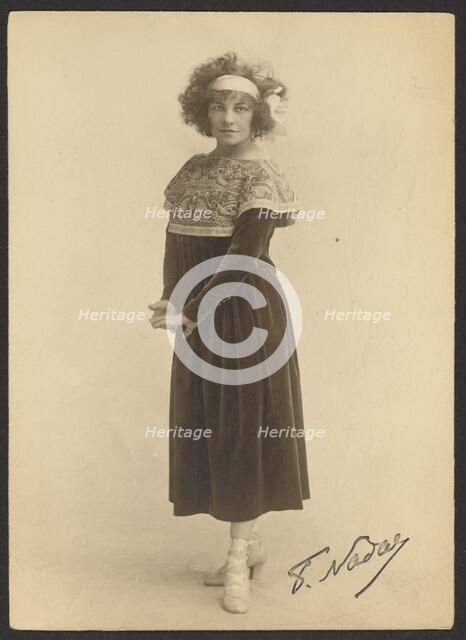 Mlle Polaire, about 1910. Creator: Paul Nadar.