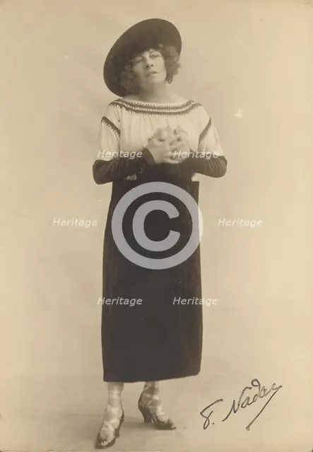 Mlle Polaire, about 1910. Creator: Paul Nadar.