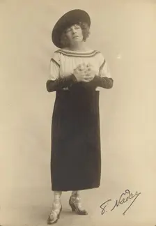 Mlle Polaire, about 1910. Creator: Paul Nadar