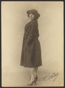 Mlle Polaire, about 1910. Creator: Paul Nadar