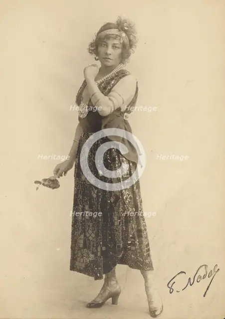 Mlle Polaire, about 1910. Creator: Paul Nadar.