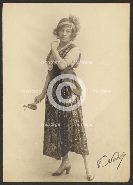 Mlle Polaire, about 1910. Creator: Paul Nadar.