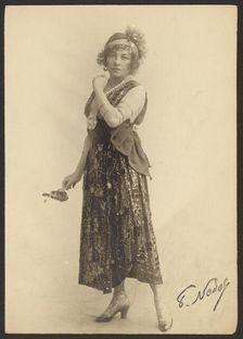 Mlle Polaire, about 1910. Creator: Paul Nadar