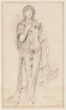Mlle. Richard as Glycère, a Courtesan in "Sapho", c1884. Creator: Gustave Moreau