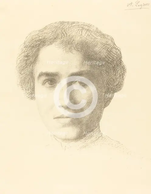 Mlle. Simpson. Creator: Alphonse Legros.