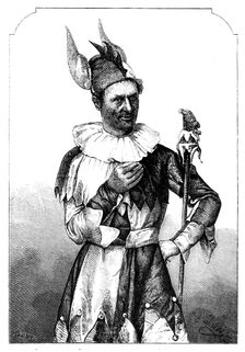 Mr. Compton, of the Theatre Royal Haymarket, as "Touchstone", 1857. Creator: Joseph Swain