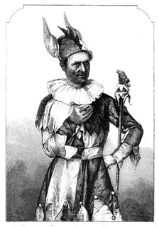 Mr. Compton, of the Theatre Royal Haymarket, as "Touchstone", 1857. Creator: Joseph Swain