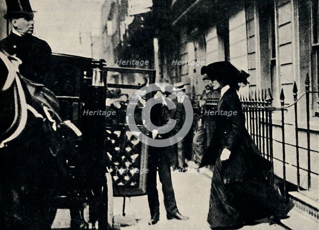 'Mr. Churchill Departs for Honeymoon', 1908, (1945).  Creator: Unknown.