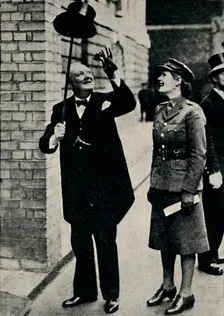Mr. Churchill in a Cheerful Mood 1940s, (1945). Creator: Unknown