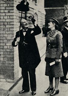 Mr. Churchill in a Cheerful Mood 1940s, (1945). Creator: Unknown