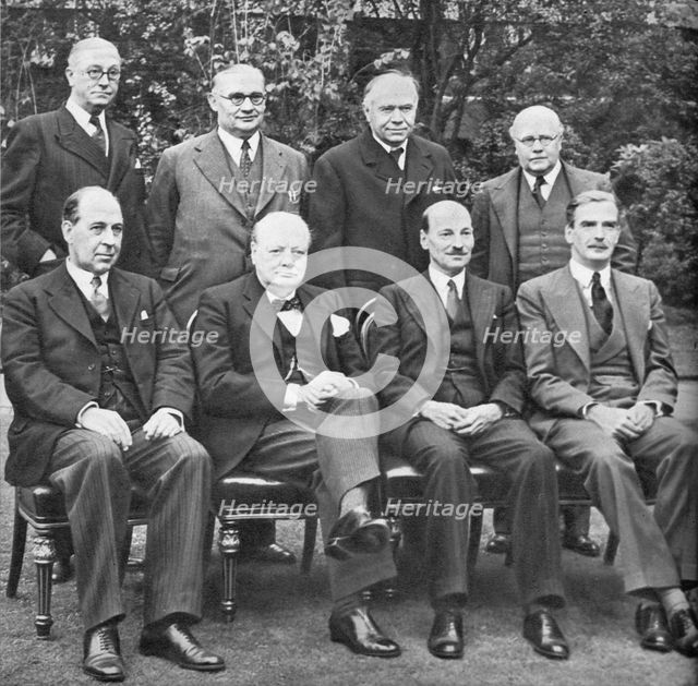 'Mr. Churchill's War Cabinet in the Spirng of 1941', 1941 (1955). Artist: Unknown.