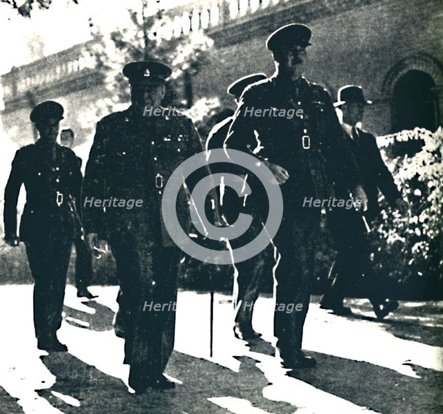 'Mr. Churchill Visits Teheran, Persia', 1 December 1943, (1945). Creator: Unknown.