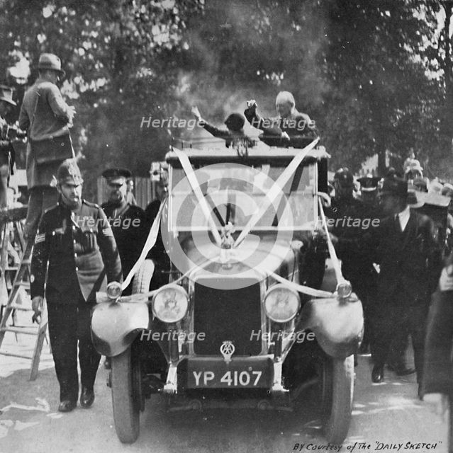 'Mr. Churchill was returned for Epping, as a Conservative', 1929, (1945). Artist: Unknown.