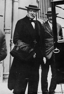 Mr. Churchill went to the Peace Conference in Paris 1919, (1945)