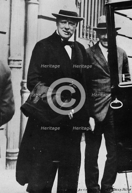 'Mr. Churchill went to the Peace Conference in Paris', 1919, (1945) Artist: Unknown.