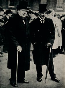 Mr. Chamberlain and Mr. Churchill 23 February 1940, (1945). Creator: Unknown