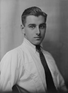 Mr. Charles Y. Garland, portrait photograph, 1918 Jan. 4. Creator: Arnold Genthe