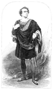 Mr. Charles Kean as "Hamlet", 1856. Creator: Unknown