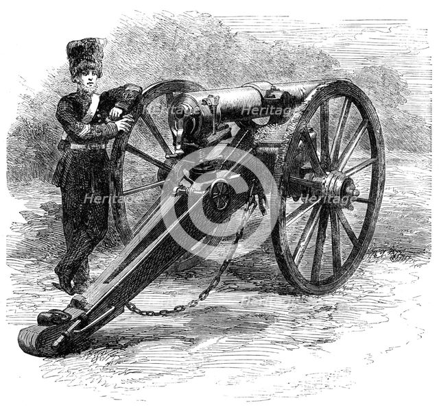 Mr. Clay's new breech-loading gun, 1862. Creator: Unknown.