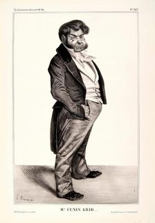Mr. Cunin Grid..., 1833. Creator: Honore Daumier