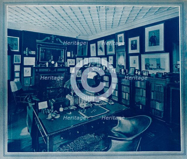'Mr. A. W. Pinero's Study', c1903. Artist: AJ Campbell & E Gray.