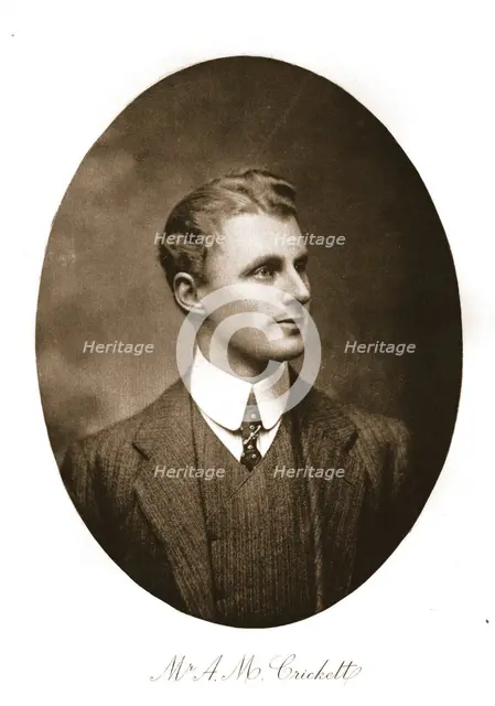 Mr A M Crickett, 1911.  Creator: Unknown.