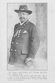 Mr. Ampey, Commander of the John Brown Post, No. 50, of the Grand Army of the Republic, 1907. Creator: Unknown
