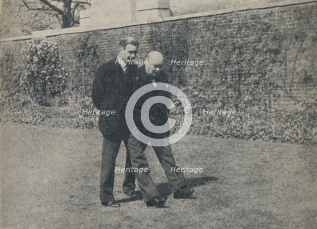 'Mr. Anthony Eden Visits The Prime Minister', 1940s, (1945). Creator: Unknown.