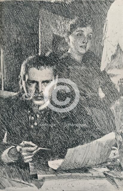 Mr. and Mrs. Zorn, 1890. (1898). Artist: Anders Leonard Zorn