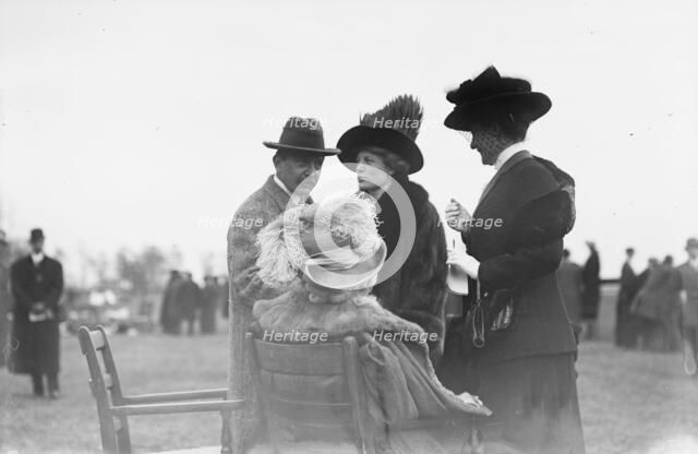 Mr. and Mrs. A. Belmont; Mrs. B. Duncan, between c1910 and c1915. Creator: Bain News Service.