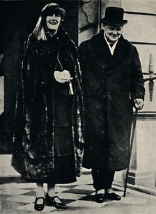 Mr. and Mrs. Churchill in the Early Twenties 1923, (1945). Creator: Unknown