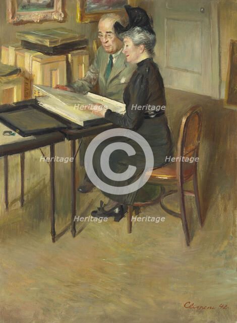 Mr. And Mrs. Clark, 1942. Creator: Paul Lewis Clemens.