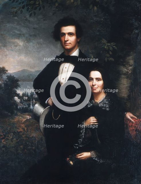 Mr. and Mrs. Daniel T. MacFarlan, 1858. Creator: Theodore E. Pine.