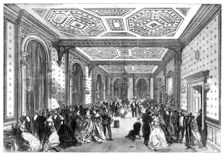 Mr. and Mrs. Disraeli’s Assembly at the new Foreign Office, 1868. Creator: Unknown