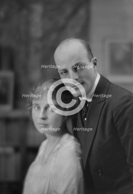 Mr. and Mrs. Dittler, portrait photograph, 1919 May 27. Creator: Arnold Genthe.