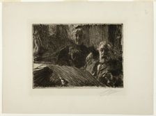 Mr. and Mrs. Fürstenberg, 1895. Creator: Anders Leonard Zorn