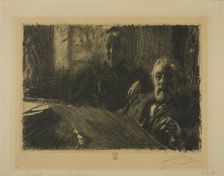 Mr. and Mrs. Fürstenberg, 1895. Creator: Anders Leonard Zorn