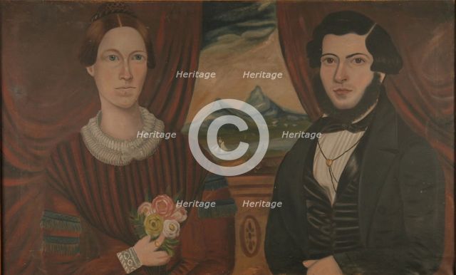 Mr. and Mrs. Gilbert Ide, c1845. Creator: Unknown.