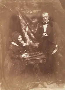 Mr and Mrs John Thomson Gordon, 1843-47. Creators: David Octavius Hill, Robert Adamson, Hill & Adamson
