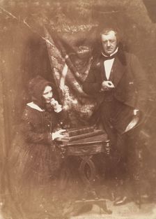 Mr and Mrs John Thomson Gordon, 1843-47. Creators: David Octavius Hill, Robert Adamson, Hill & Adamson