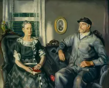 Mr. and Mrs. Phillip Wase, 1924. Creator: George Wesley Bellows