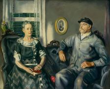 Mr. and Mrs. Phillip Wase, 1924. Creator: George Wesley Bellows