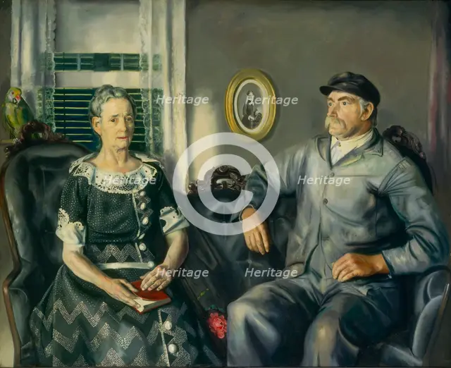 Mr. and Mrs. Phillip Wase, 1924. Creator: George Wesley Bellows.