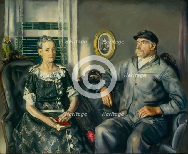 Mr. and Mrs. Phillip Wase, 1924. Creator: George Wesley Bellows.